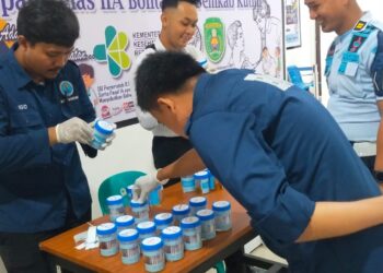 Lapas Bontang Gelar Razia Blok Hunian dan Tes Urin Secara Acak
