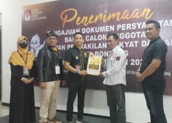 DPD Partai Ummat Bontang Resmi Daftar Bacaleg ke KPU