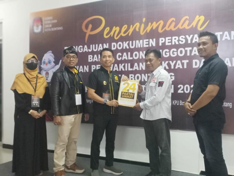 DPD Partai Ummat Bontang Resmi Daftar Bacaleg ke KPU