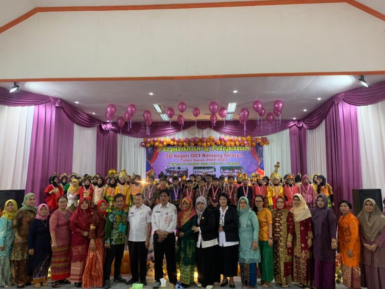 SDN 003 Bontang Selatan Gelar Lepas Kenang Siswa Siswi Kelas VI