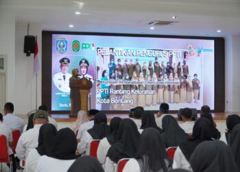 Pengurus PPTI Ranting Kelurahan Dilantik, Basri Harapkan Kolaborasi dan Sinergi.