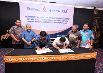 Perkuat Sinergi dengan BUMN, Badak LNG dan Biro Klasifikasi Indonesia Tandatangani Head of Agreement