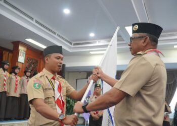 Basri Rase Resmi Lepas Peserta Raimuna Nasional XII Tahun 2023