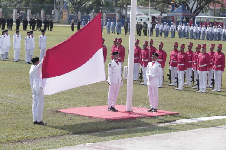 Paskibraka Bontang Sukses Kibarkan Bendera pada 17 Agustus 2023