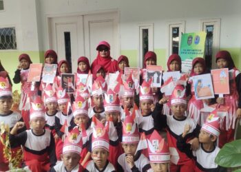 Meriahkan HUT RI, SDN 003 Bontang Selatan Gelar Jalan Sehat dan Lomba