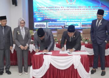 DPRD Gelar Paripurna Penandatanganan Nota Kesepakatan KUA PPAS TA 2023