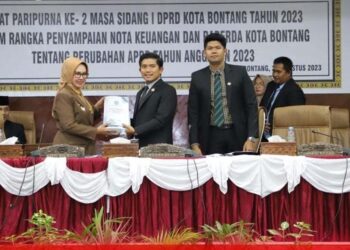 DPRD Terima Penyampaian Nota Keuangan Rancangan Perubahan APBD TA 2023