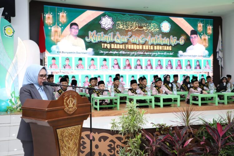 TPQ Darul Furqan Gelar Khatmil Qur’an wal Imtihan ke-6, Diapresiasi Wawali