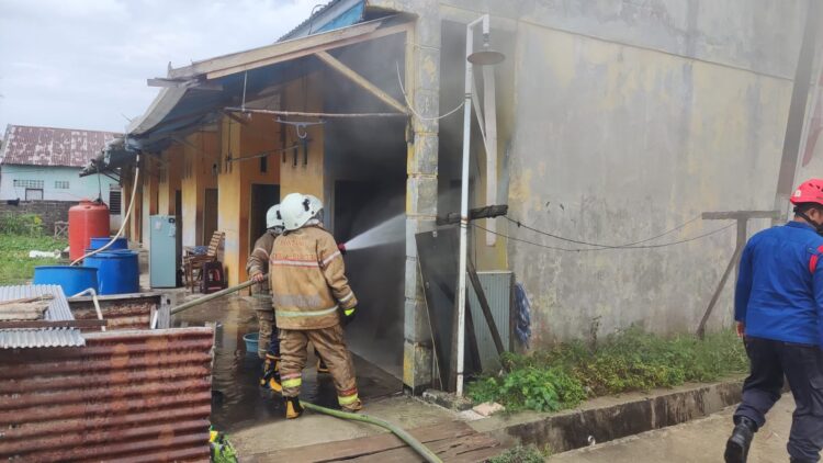 Rumah Kontrakan di Tanjung Laut Terbakar, Diduga Alami Konsleting Listrik