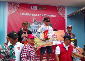 Meriahkan Erau Adat Pelas Benua, Lomba Balap Ketinting di Tenggarong Resmi Ditutup