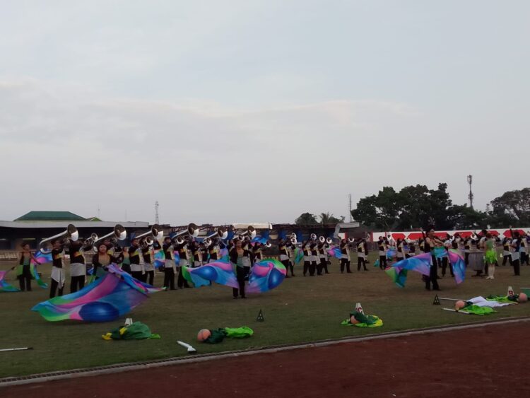Kontingen Marching Band Kukar Ikuti Kejuaraan Piala Sultan Hamengku Buwono X Yogyakarta