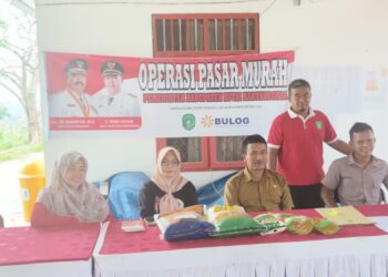 Lurah Bukit Biru Apresiasi Gelaran Operasi Pasar Murah yang Dilaksanakan Disperindag Kukar