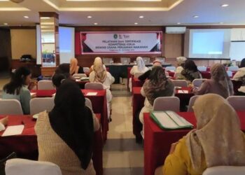 Dispar Kukar Adakan Pelatihan dan Sertifikasi Kompetensi Kerja Penjamah Makanan
