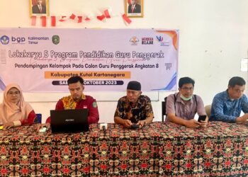 Puluhan Calon Guru Penggerak Ikuti Lokakarya Program Pendidikan Garapan Disdikbud Kukar dan BGP Kaltim