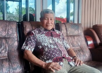 Sambut Warga Baru, Pemdes Bendang Raya Progres Peningkatan Pembangunan Badan Jalan