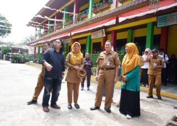 Agus Haris Harapkan Perusahaan Berkontribusi dalam Peningkatan Sapras Sekolah Wilayah Bufferzone