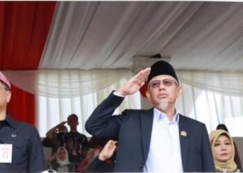Harun Al-Rasyid Hadiri Upacara Peringatan HUT ke-24 Kota Bontang