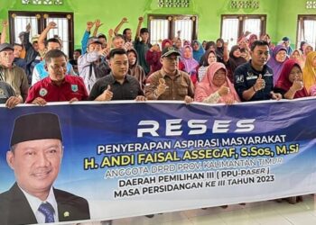 Andi Faisal Assegaf Reses, Warga Desa Sebakung Makmur Minta Perbaikan Infrastruktur