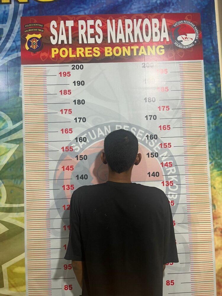Polisi Amankan Warga Bontang Lestari, Miliki Sabu 2,80 Gram