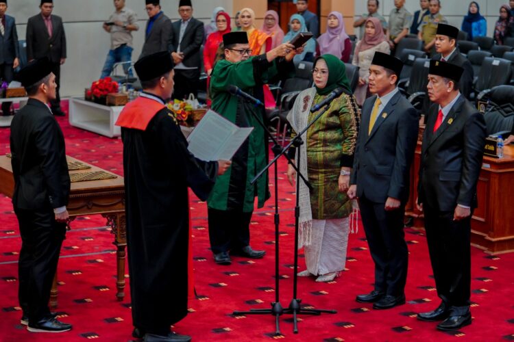 Pimpinan DPRD Bontang Periode 2024-2029 Resmi Dilantik