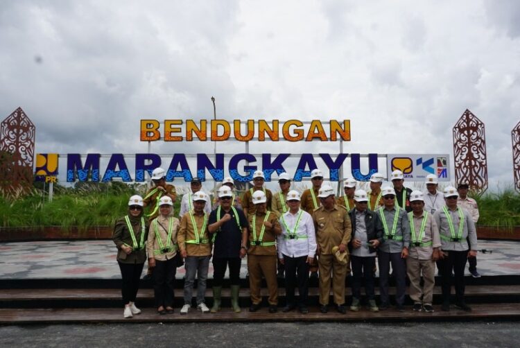 Pj Gubernur Kaltim Tinjau Proyek Bendungan Marangkayu, Diharapkan Dukung Ketahanan Pangan dan Air