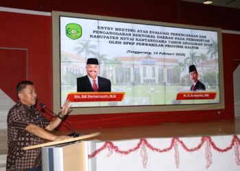 Sekda Kukar Buka Entry Meeting Evaluasi Perencanaan dan Penganggaran 2025, Tegaskan Pentingnya Sinkronisasi Anggaran