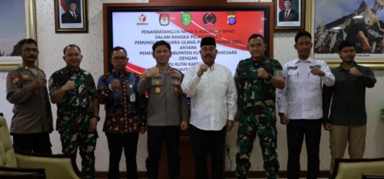 Pemkab Kukar Teken NPHD PSU Pilkada, Alokasikan Anggaran Rp62,4 Miliar
