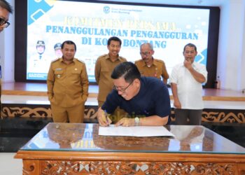Pemkot Bontang Perkuat Komitmen Pemberdayaan Tenaga Kerja Lokal, 124 Perusahaan Tandatangani MoU