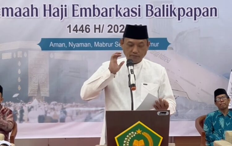 Wagub Kaltim Seno Aji Lepas Kloter Pertama Jemaah Haji Embarkasi Balikpapan