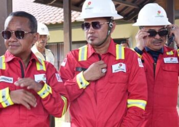 Gubernur Harum Dampingi Menteri ESDM Tinjau Terminal Senipah, Dorong Percepatan Swasembada Energi