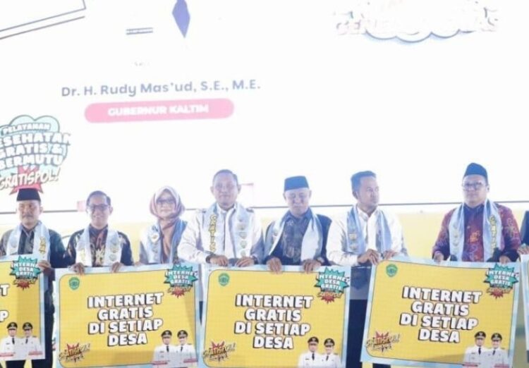 Gubernur Rudy Mas’ud Luncurkan Program Internet Gratis untuk 841 Desa di Kaltim