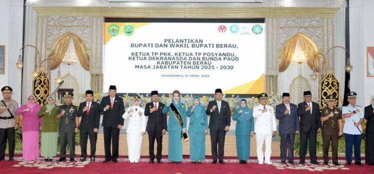 Ketua DPRD Kaltim Hadiri Pelantikan Bupati dan Wakil Bupati Berau, Dorong Sinergi Pembangunan Daerah