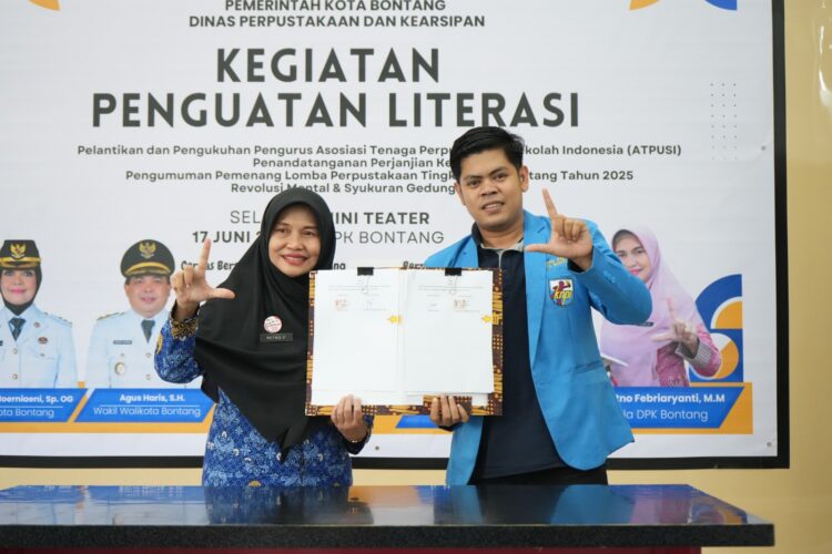 Tingkatkan Literasi Pemuda di Kota Taman, KNPI dan Disputakar Bontang Teken MoU