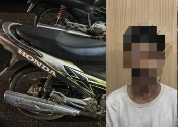 Nekat Curi Motor, Pria di Tanjung Laut Dibekuk Polres Bontang