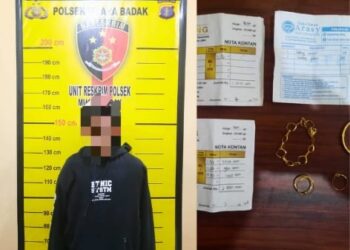 Emas 8,2 Gram Dicuri, Korban Merugi Hingga Rp 7,2 Juta
