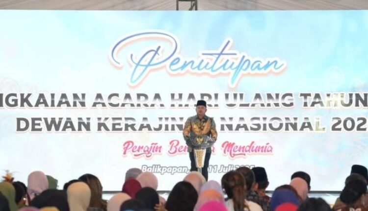 Gubernur Harum Hadiri Penutupan HUT ke-45 Dekranas, Dorong Penguatan Industri Kriya Kaltim