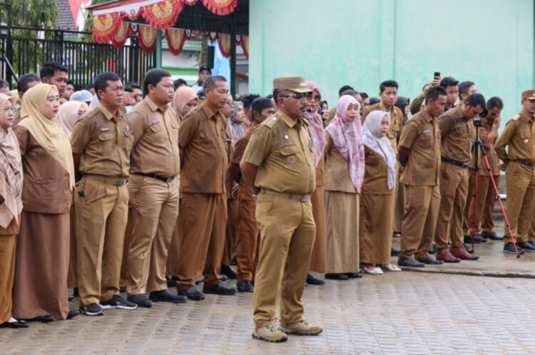 Bupati Kukar Tekankan Sinergi Pemerintah Desa dan Kabupaten di Apel Bangun Rejo