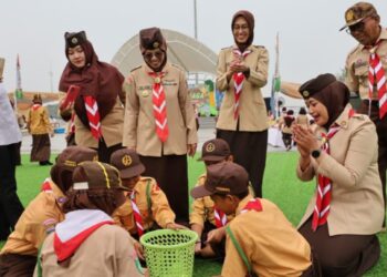 Ketua TP PKK Kukar Hadiri Pesta Siaga Hari Pramuka ke-64