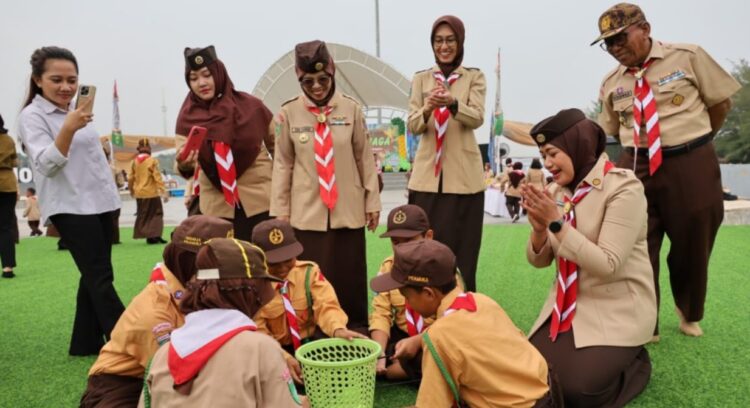 Ketua TP PKK Kukar Hadiri Pesta Siaga Hari Pramuka ke-64