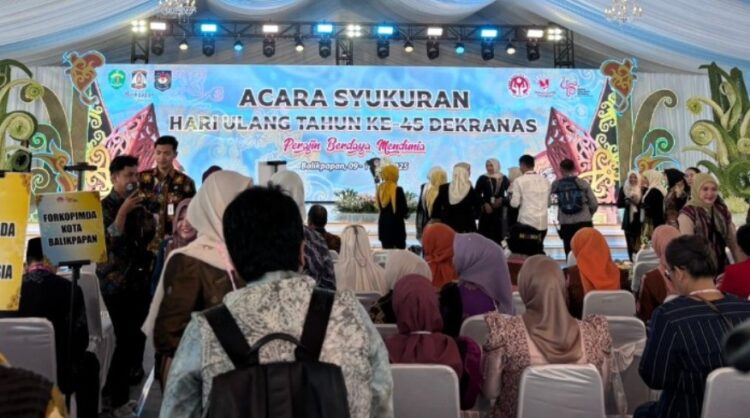 Ketua Dekranasda Kukar Hadiri Puncak HUT Dekranas ke-45 di Balikpapan