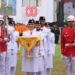Upacara Penurunan Bendera Tutup Rangkaian HUT ke-80 RI di Samarinda