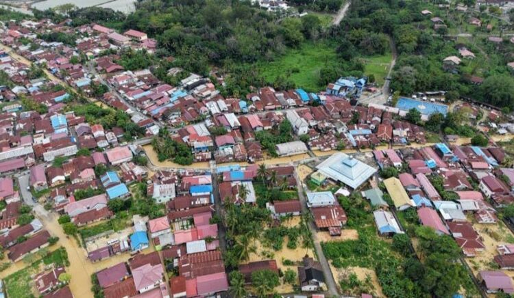 Banjir di Bontang Rendam 6 Kelurahan, 1588 Kepala Keluarga dan 4700 Jiwa Terdampak