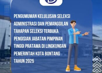 Pemkot Bontang Umumkan Pejabat Lulus Administrasi Jabatan Pimpinan Tinggi Pratama