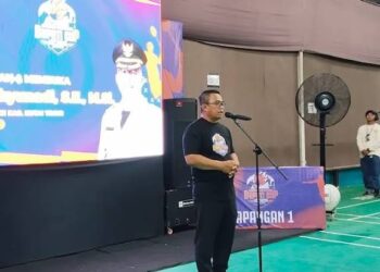 Buka Turnamen Bulutangkis Bupati Cup 2025, Wabup Kutim Minta Kedepankan Pembinaan Atlet Lokal