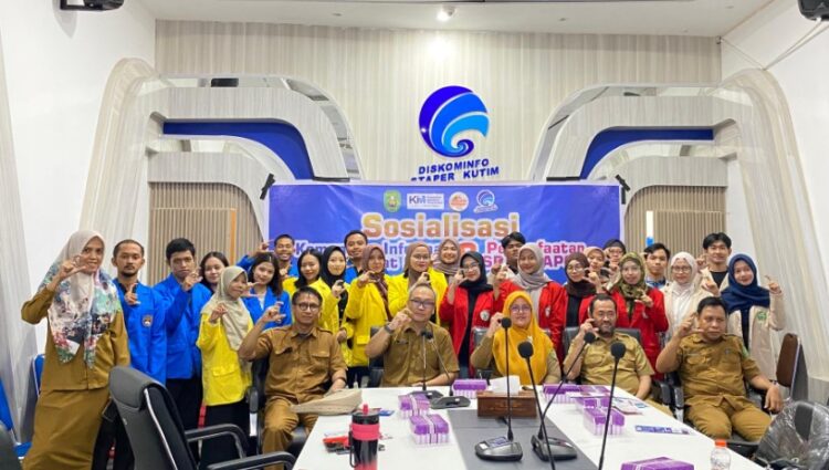Diskominfostaper Kutim Harap Mahasiswa Edukasi KIM dan SP4N LAPOR ke Masyarakat