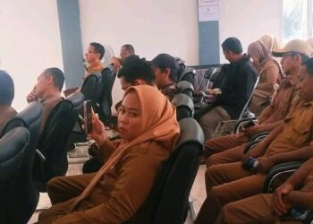 Diskominfostaper Kutim Harap di Teluk Pandain Terbentuk KIM dan SP4N LAPOR Bisa Dimanfaatkan