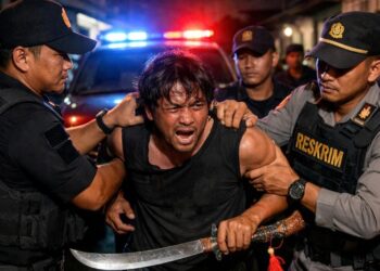 Diduga Mabuk, Pria di Berebas Tengah Dibekuk Polisi Usai Ancam Warga Pakai Mandau